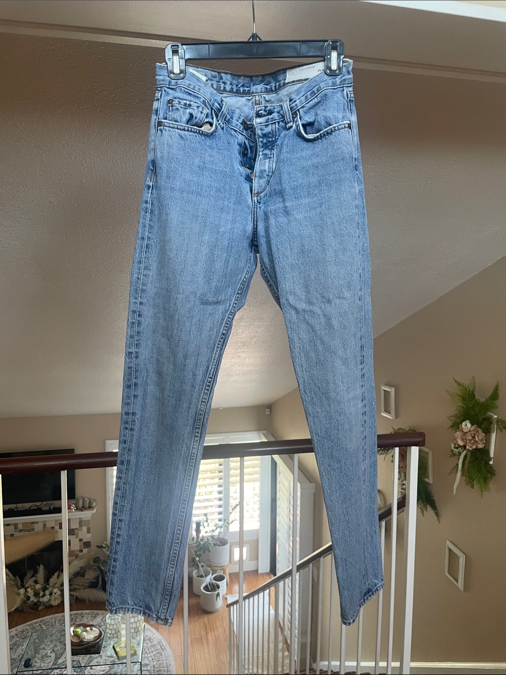 rag & bone High Rise Light Blue Jeans